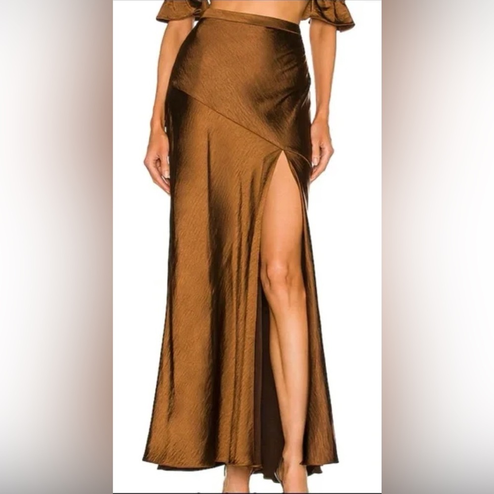 LPA Dayla skirt in chocolate brown